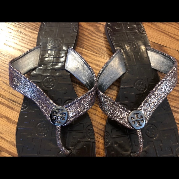 Tory Burch THORA-VINTAGE METALLIC size 10 - Picture 3 of 6